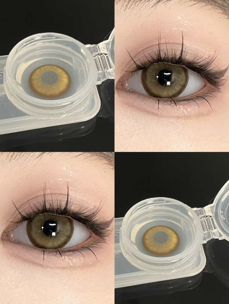 Toastnomi One Day Big Gold Coloured Contact Lens 10pcs