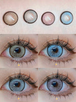 Serltyca Q2 Pink Colored Contacts Yearly Wear 1pc