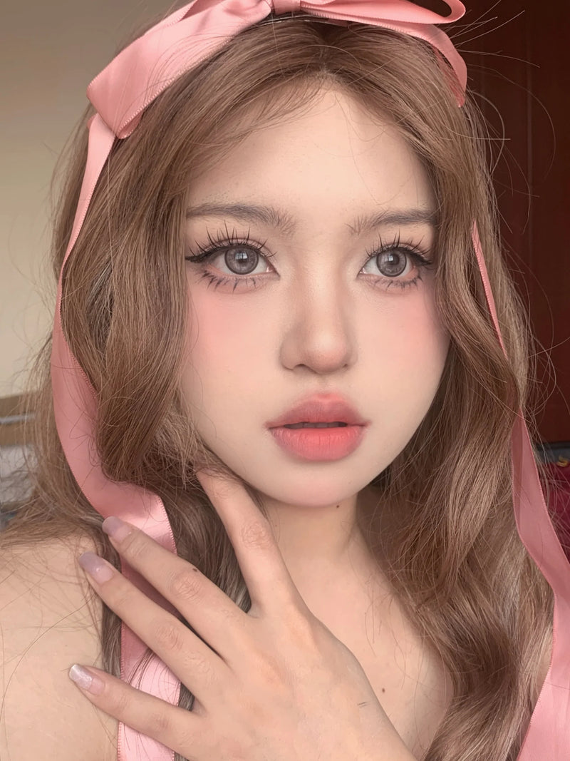 Serltyca Q2 Pink Colored Contacts Yearly Wear 1pc