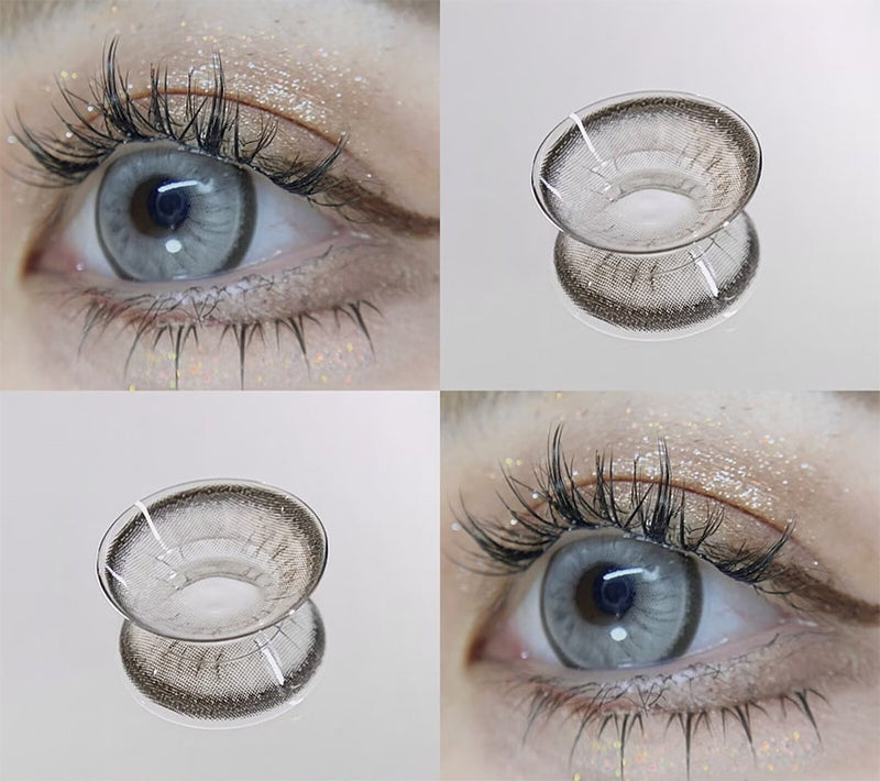 Serltyca Q2 Gray Colored Contacts Yearly Wear 1pc