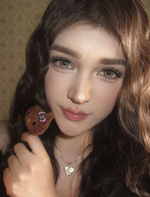 Annie One Star Light Brown Colored Contacts Monthly Wear 1pc