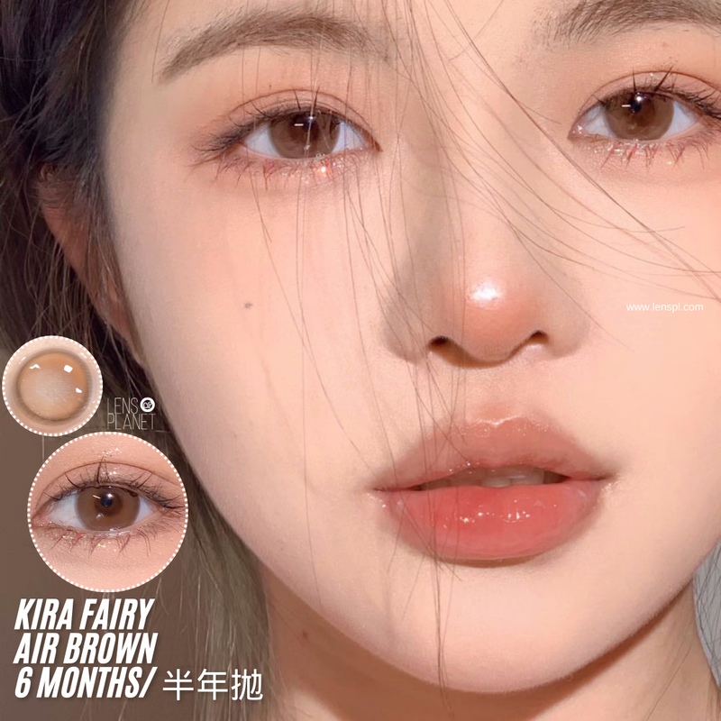 Kira Fairy Air Brown Colored Contacts 6months Wear 1pc