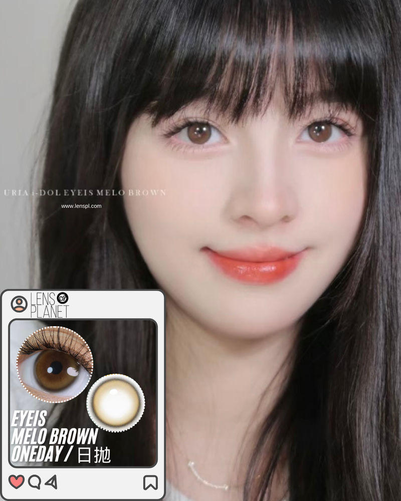 I-DOL Eyeis One Day Melo Brown Coloured Contact Lens 10pcs